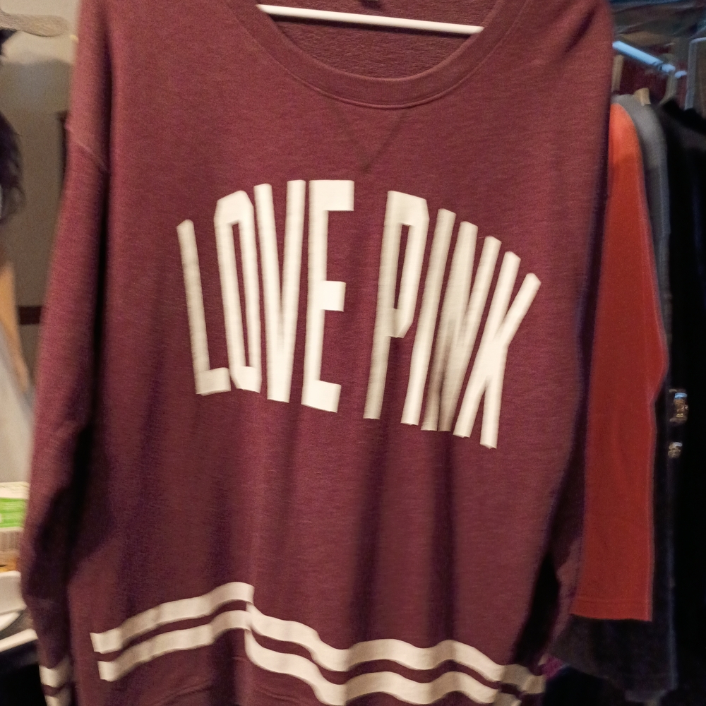 PINK Victoria's Secret Maroon Sweatshirt